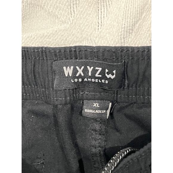 WXYZ Black Straight Ankle Cargo Joggers Mens XL 32x29 - Picture 3 of 5